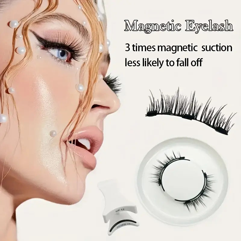 Magnetic Suction False Eyelashes Integrated Soap Holder Glue-free False Eyelashes Thick