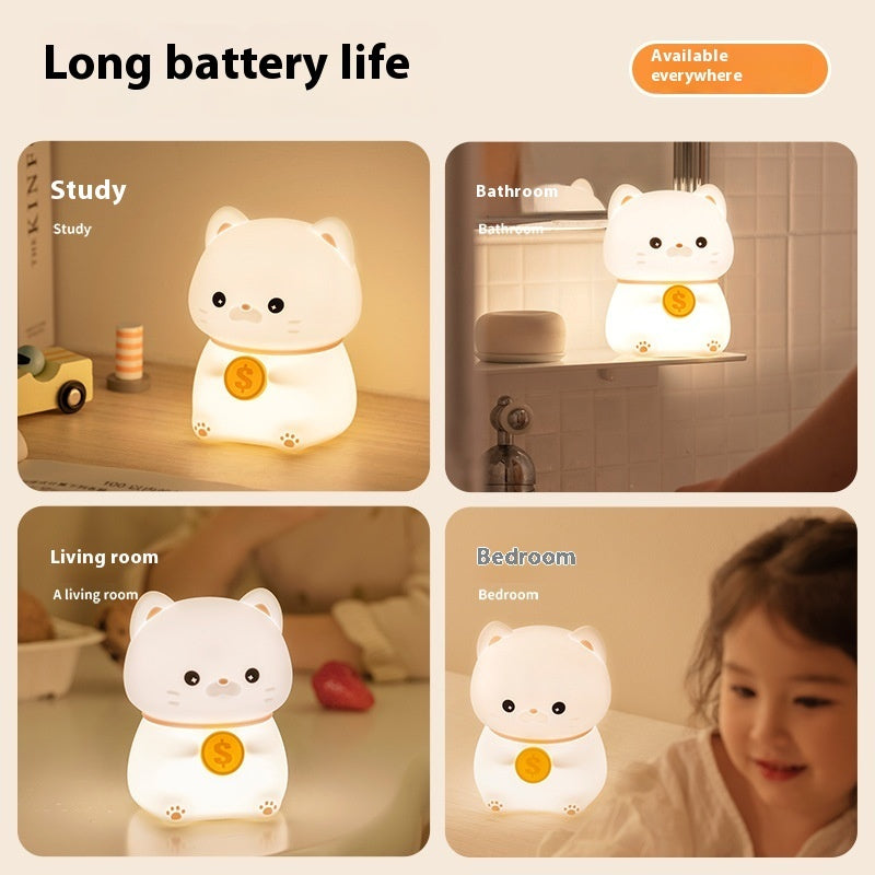 Silicone USB Charging Creative Home Sleeping Night Light