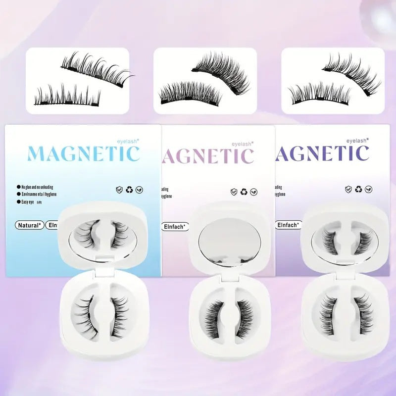 Magnetic Suction False Eyelashes Integrated Soap Holder Glue-free False Eyelashes Thick