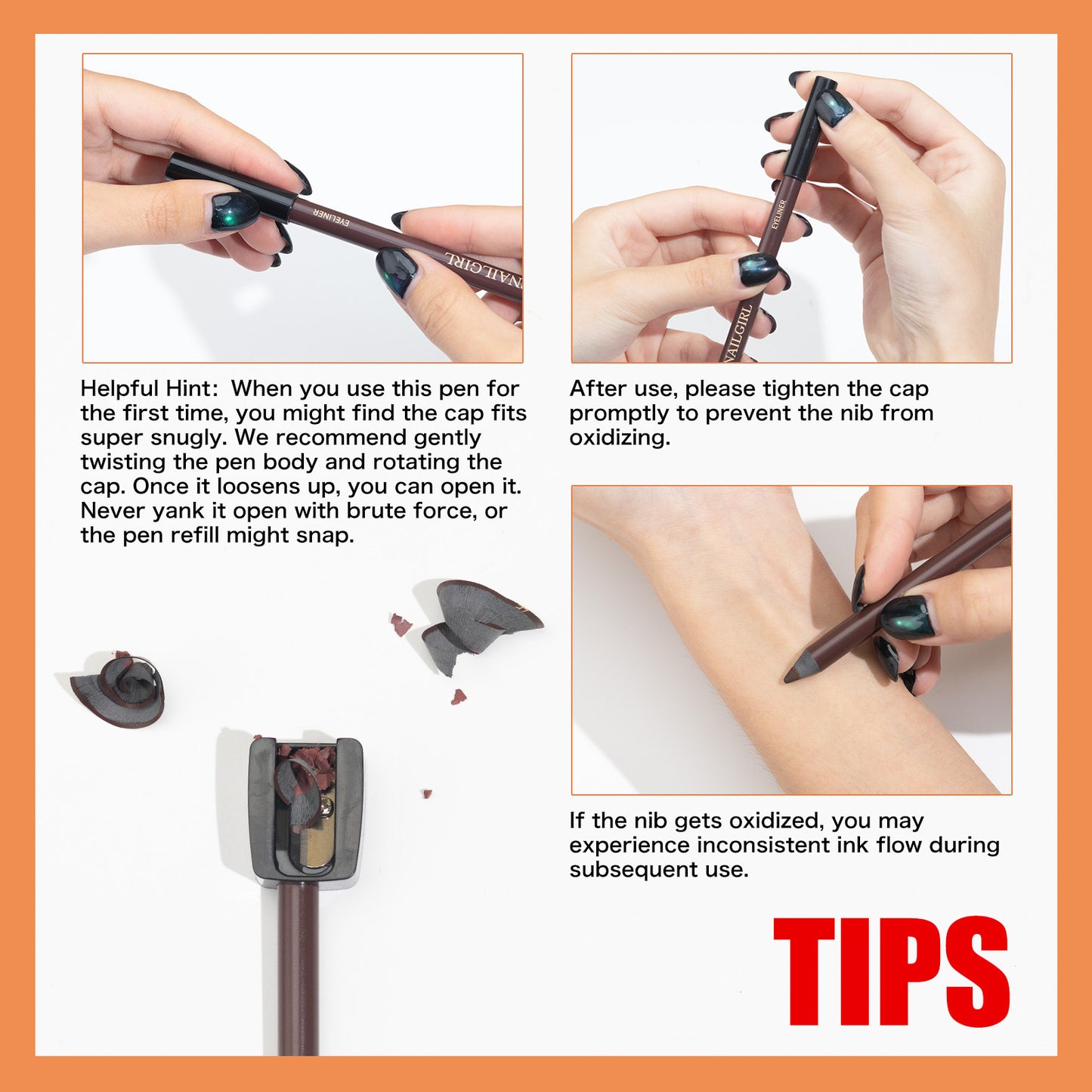 Color Eyeliner Waterproof Not Smudge Eyeliner Smooth Chipping