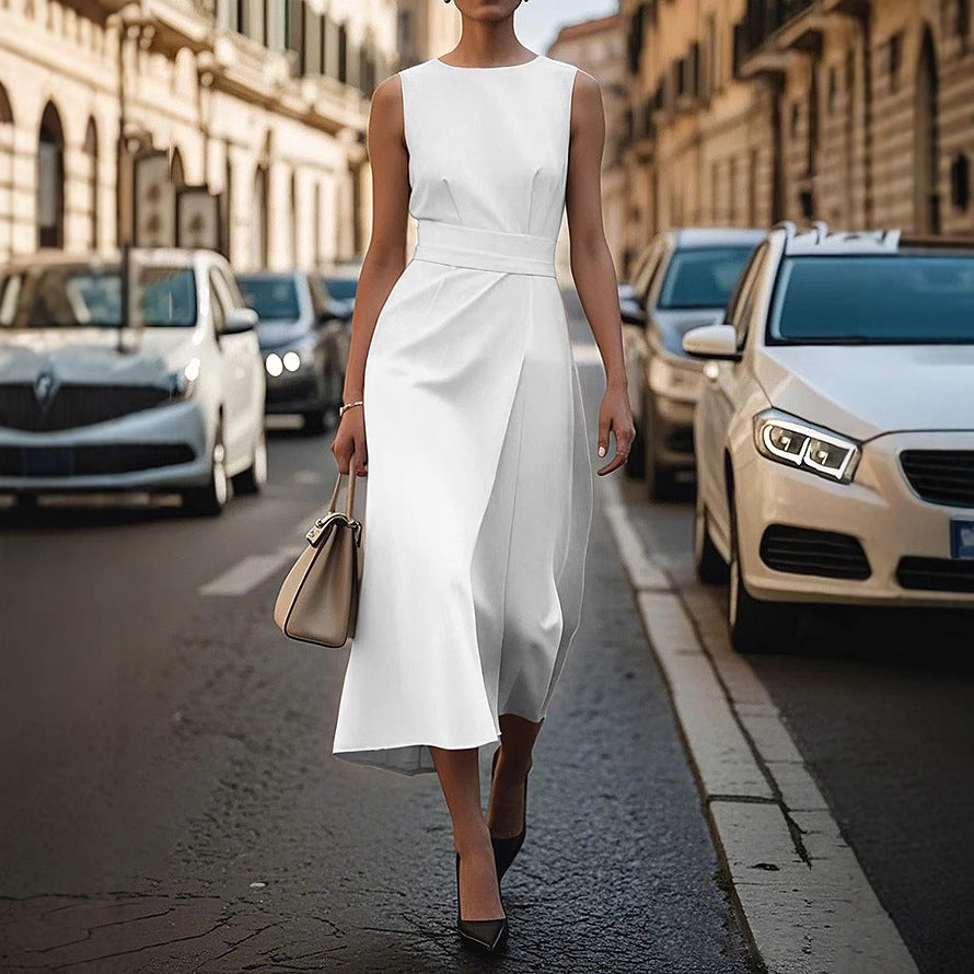 Summer Irregular Sleeveless Dress