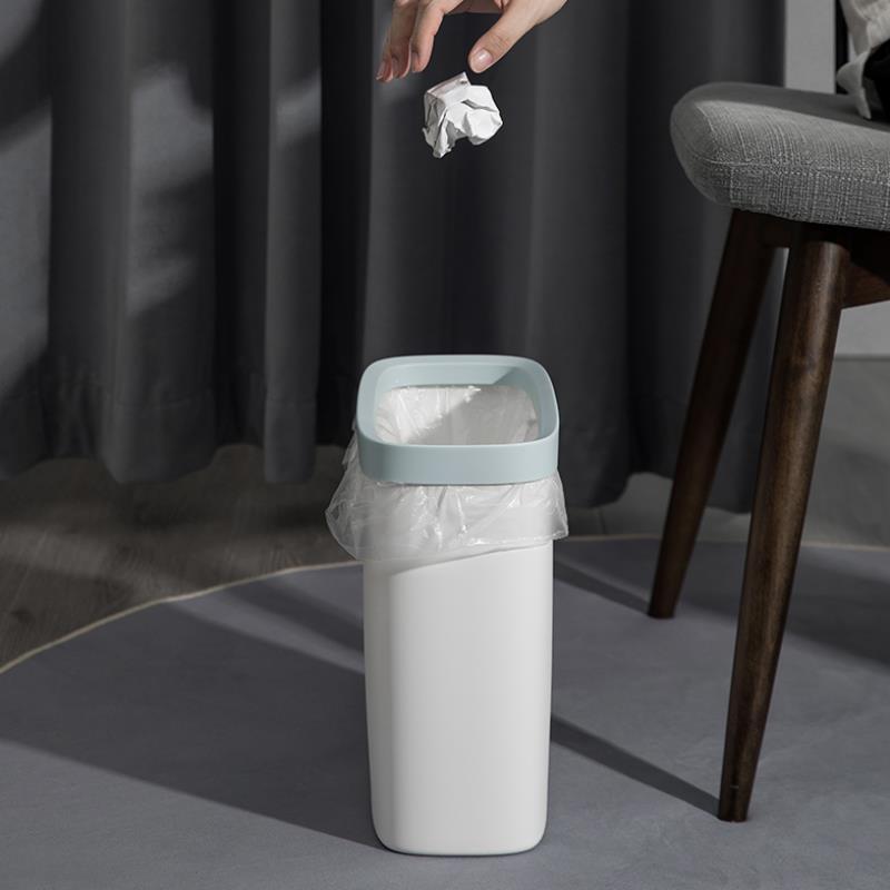 Kitchen toilet press ring type trash can
