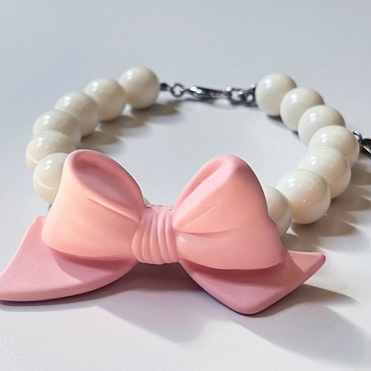 Pet Supplies Collar Collar Bow Cat Necklace