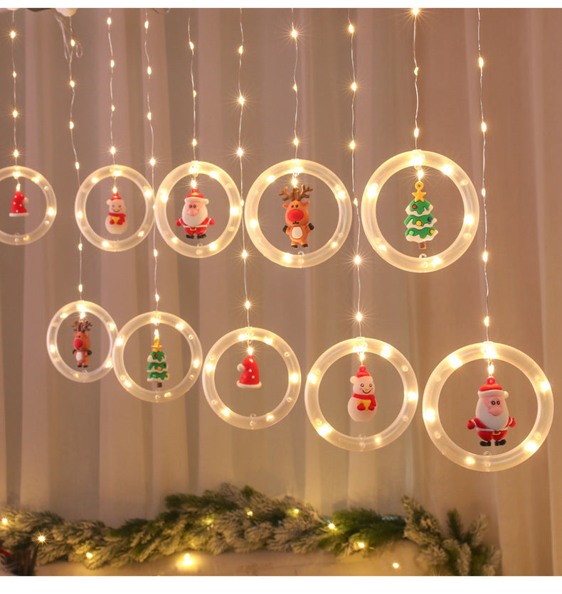 LED Christmas Curtain Lights, Indoor Scene Decoration