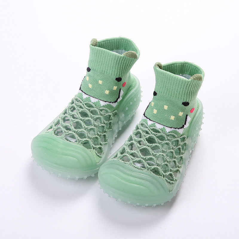Baby Boy And Girl Cartoon Cute Soft Bottom Socks Shoes