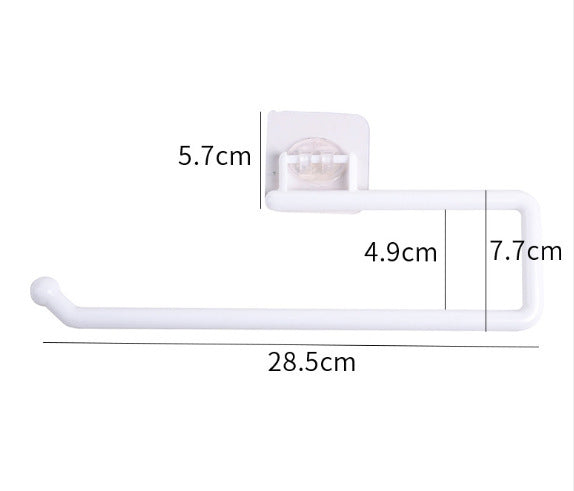 Kitchen Paper Towel Rack, Rag Rack, Perforated Free Kitchen Oil Absorption Paper Rack