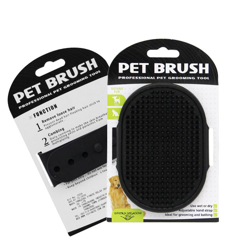 Pet Bath Brush Dog Cleaning Brush Rubber Gloves Animal Bath Comb