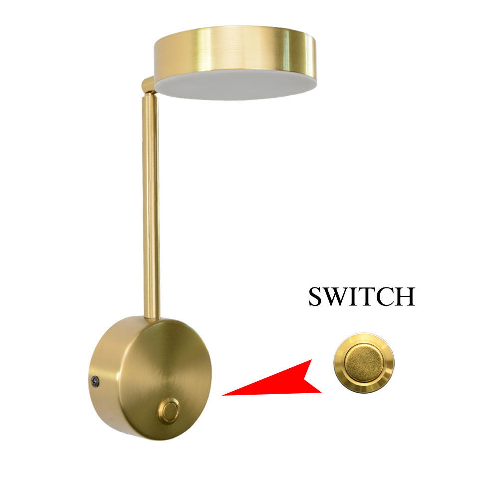 Golden Led Wall Lamp