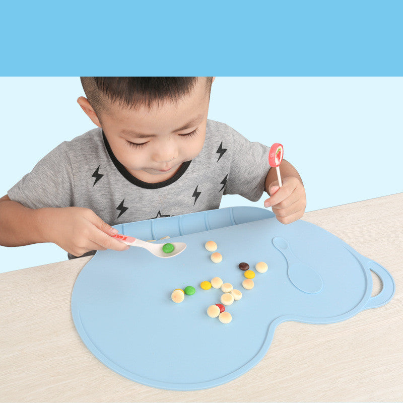 Spot Silicone Placemats Baby Children'S Mobile Dinner Plates Baby Suckers Table Mats