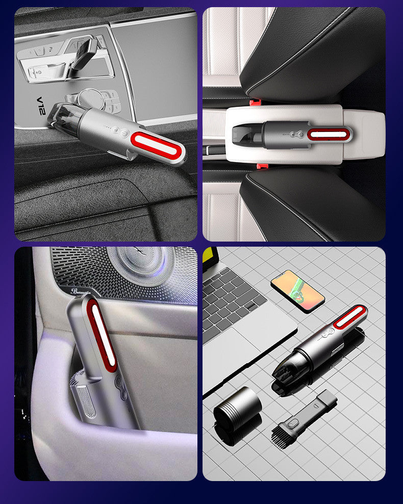 New 6000pa Wireless Handheld Vacuum Cleaner Car Multifunctional Vacuum Cleaner Portable Field Lighting