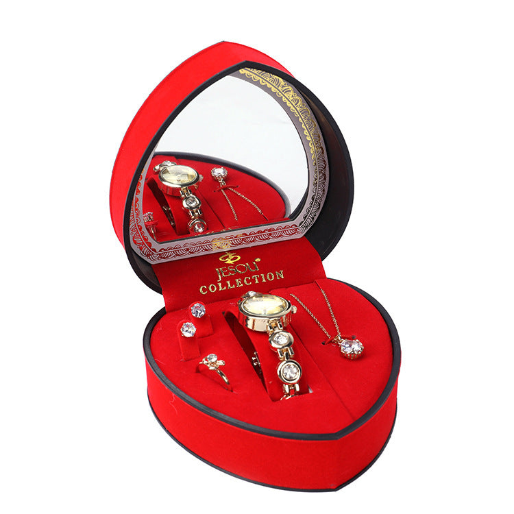 High-Value Set Gift Gifts Women Necklace Earrings