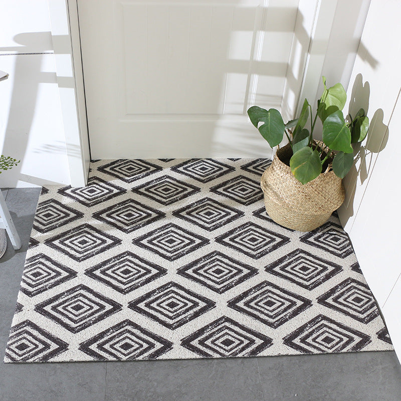 Nordic Floor Mats Home Entrance Door Mats Ins Home Entrance Carpet Entry Door Mat Silk Circle Hallway Net Red Mat