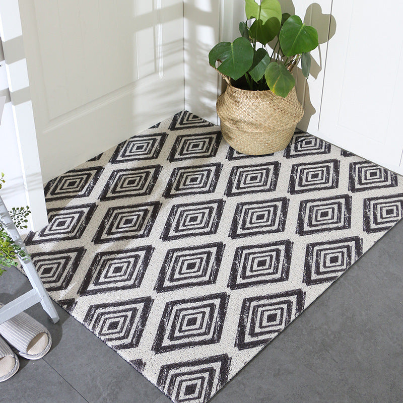 Nordic Floor Mats Home Entrance Door Mats Ins Home Entrance Carpet Entry Door Mat Silk Circle Hallway Net Red Mat