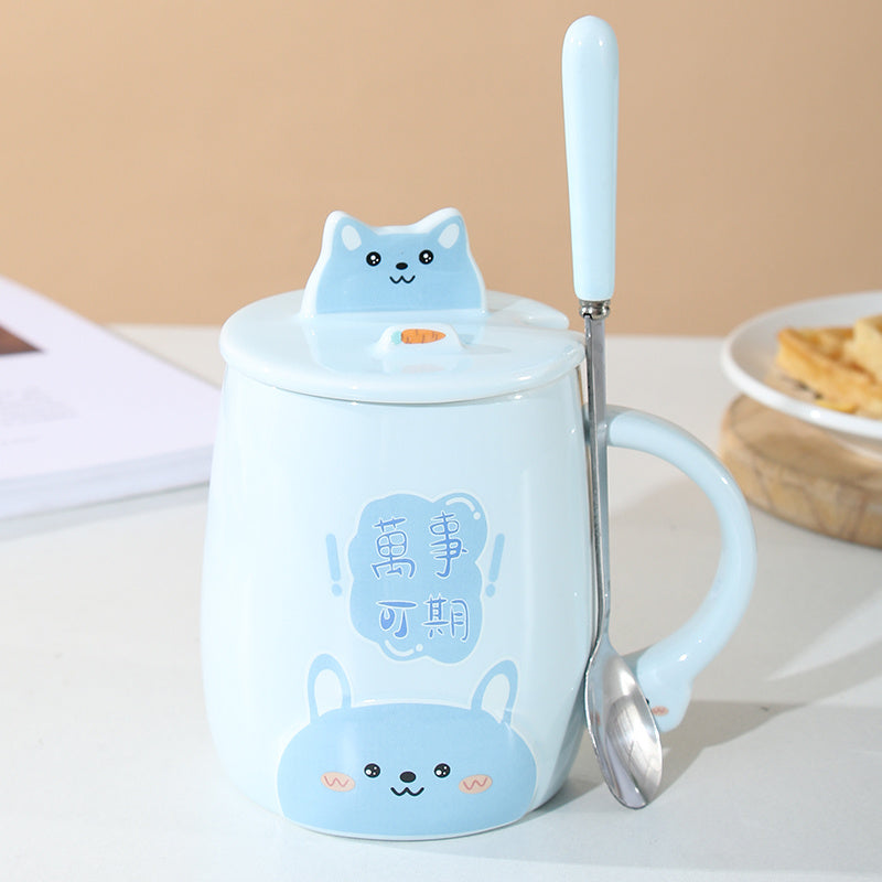 Simple Cute Mug Office Female Mug Couple Ceramic Mug
