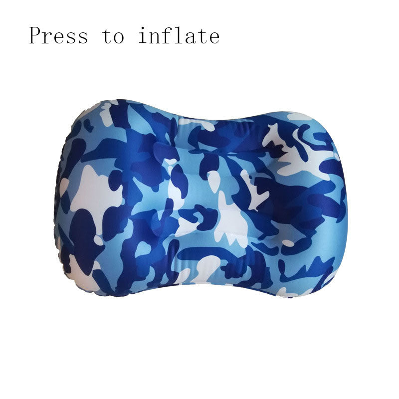 Outdoor Foldable Travel Press Inflatable Pillow