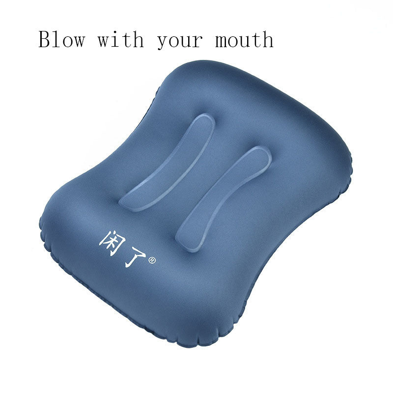 Outdoor Foldable Travel Press Inflatable Pillow