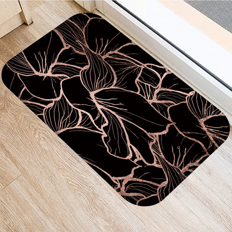 Striped Non-slip Mat Decorative Carpet Kitchen Mat