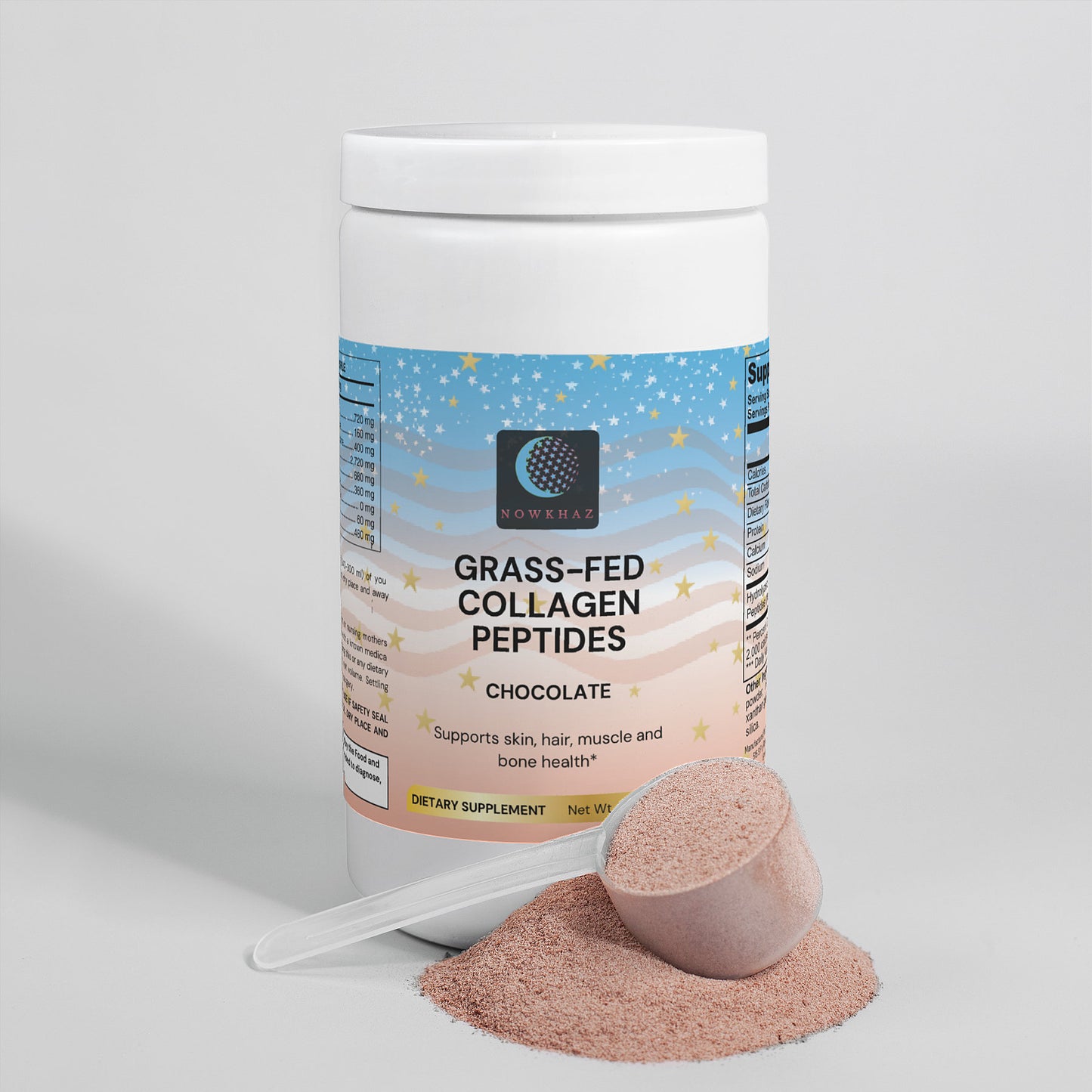 Grass-Fed Collagen Peptides Powder (Chocolate)