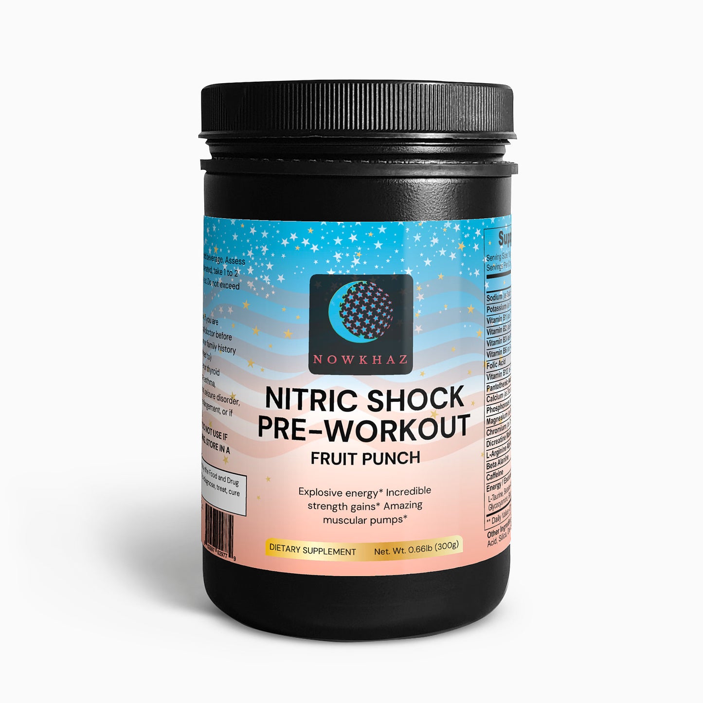 Nitric Shock Pre-Workout Powder (Fruit Punch)