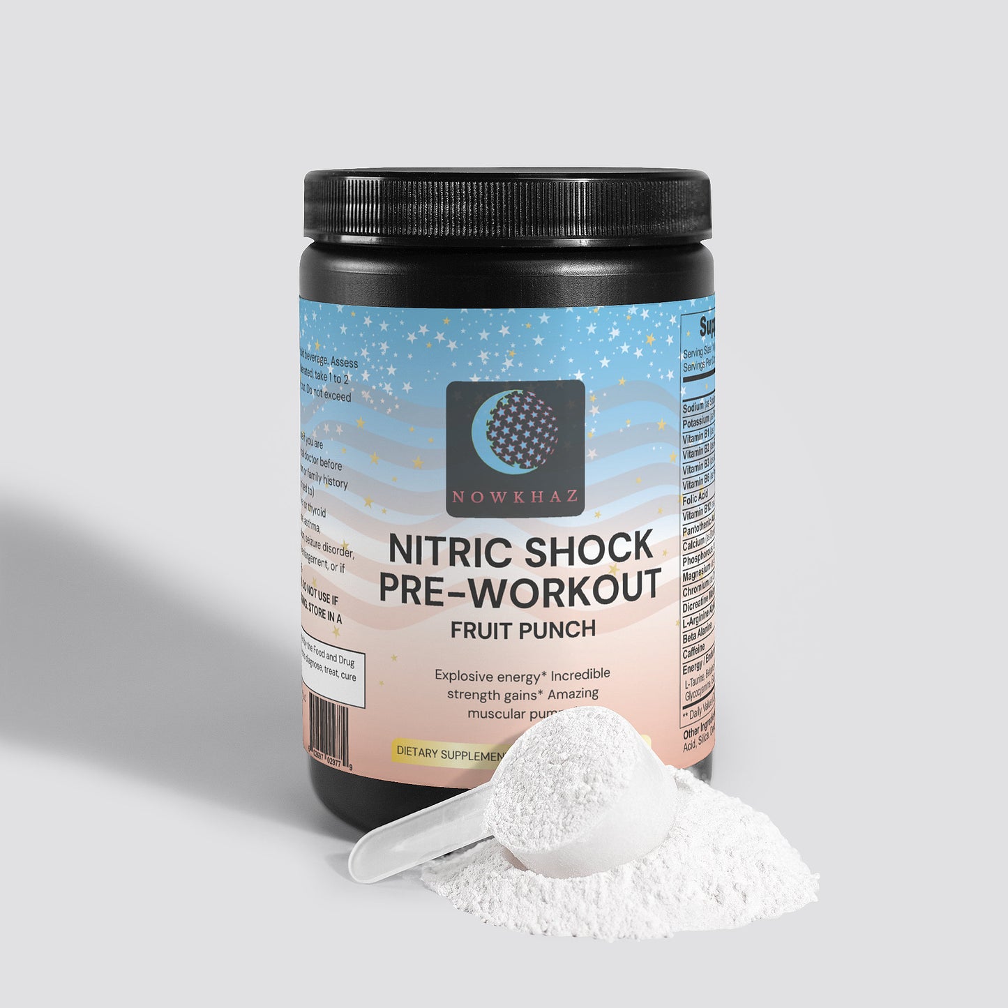 Nitric Shock Pre-Workout Powder (Fruit Punch)