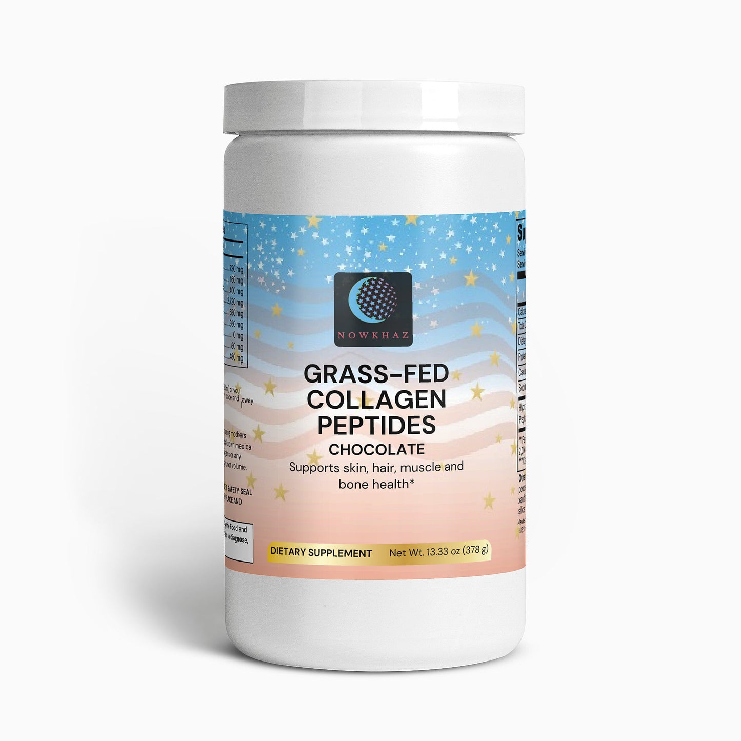 Grass-Fed Collagen Peptides Powder (Chocolate)