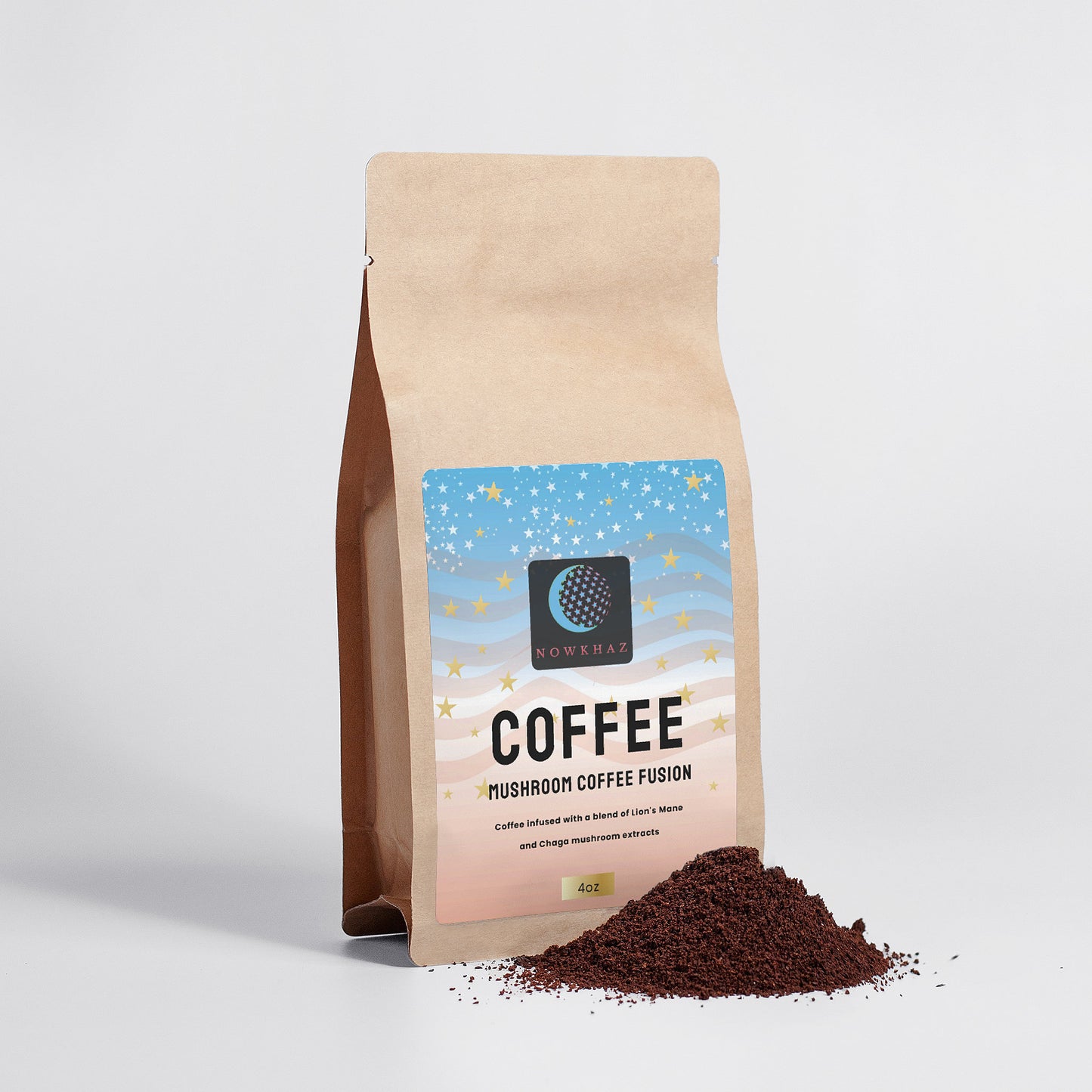 Mushroom Coffee Fusion - Lion’s Mane & Chaga 4oz