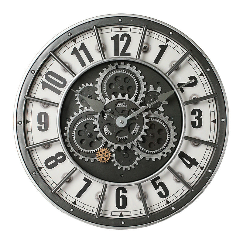 Round Gear Wall Clock Clock