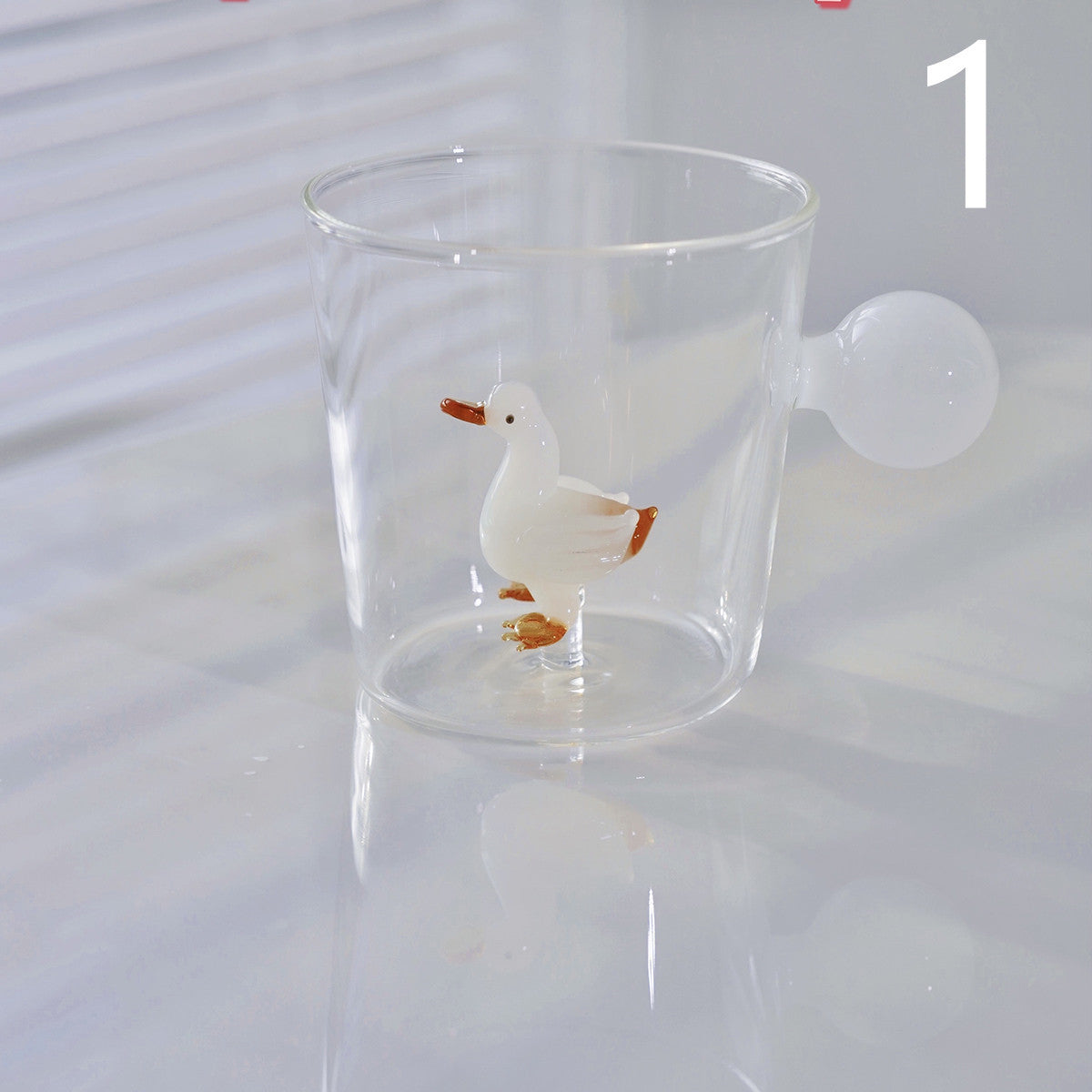 Women's Three-dimensional Animal Glass Water Cup