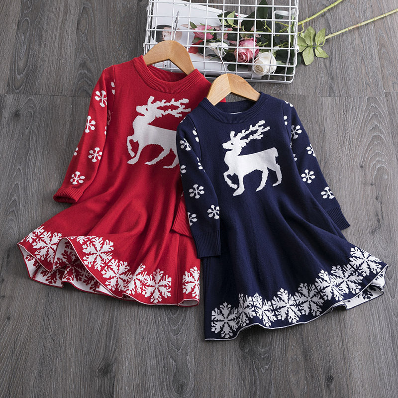 Girls' dress sweater