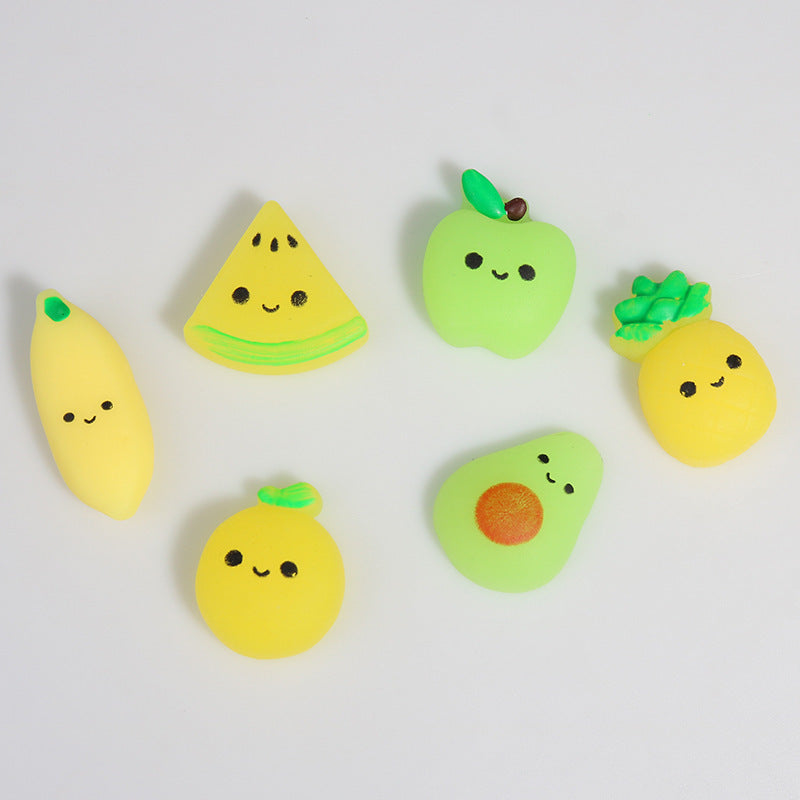 Creative Fruit Series Soft Plastic Exotic Toys