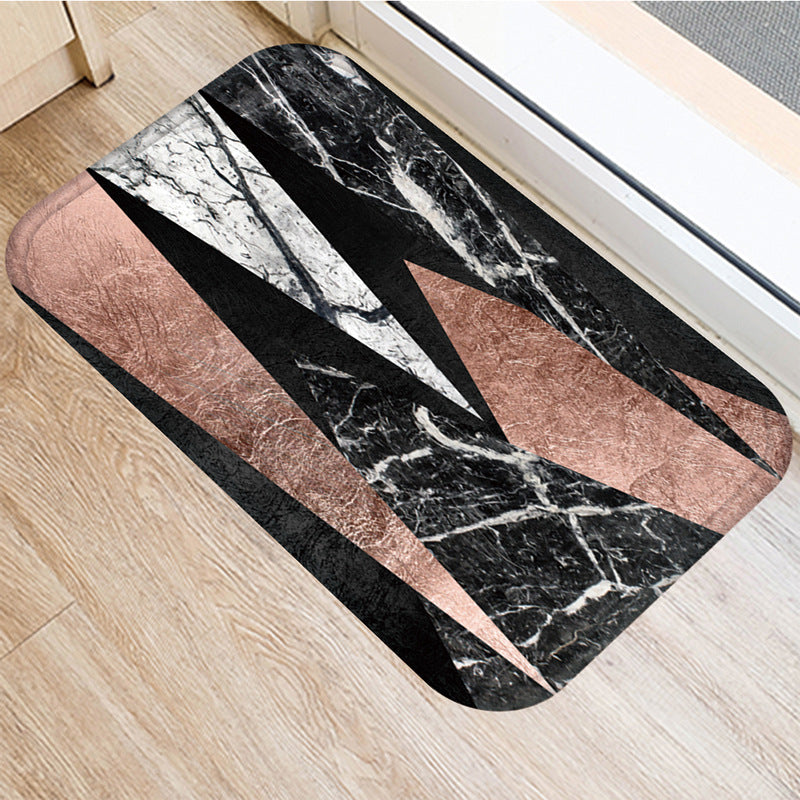 Striped Non-slip Mat Decorative Carpet Kitchen Mat