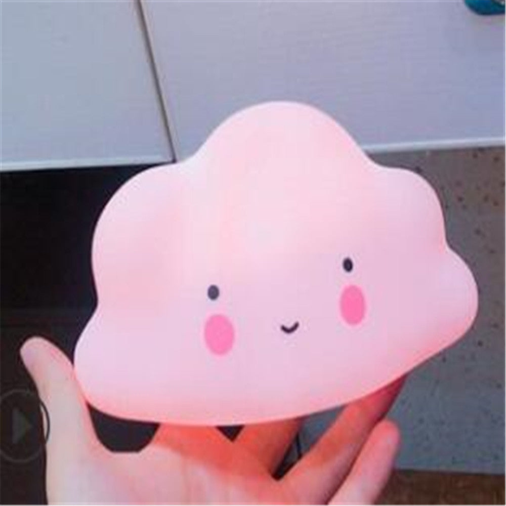 Home bedroom decoration white cloud night light
