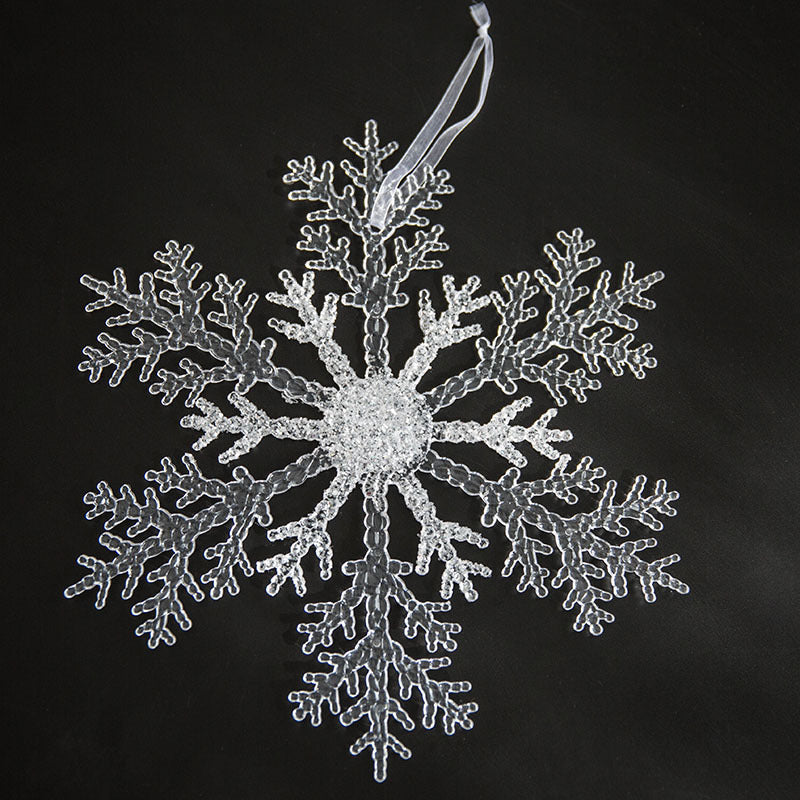 Christmas Decoration Acrylic Transparent Snowflake Christmas Tree
