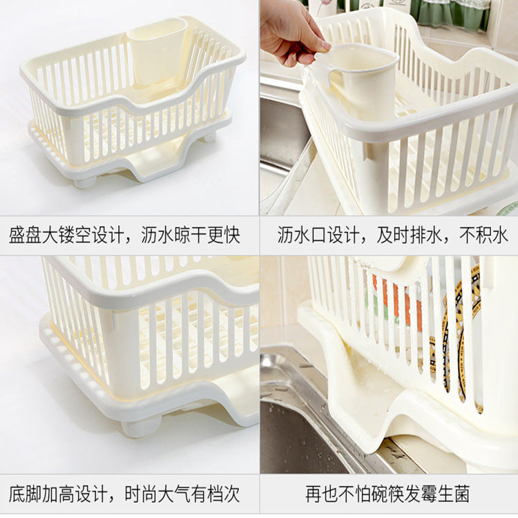 Kitchen shelf storage rack rack plastic dishes Lishui racks kitchen rack factory outlets