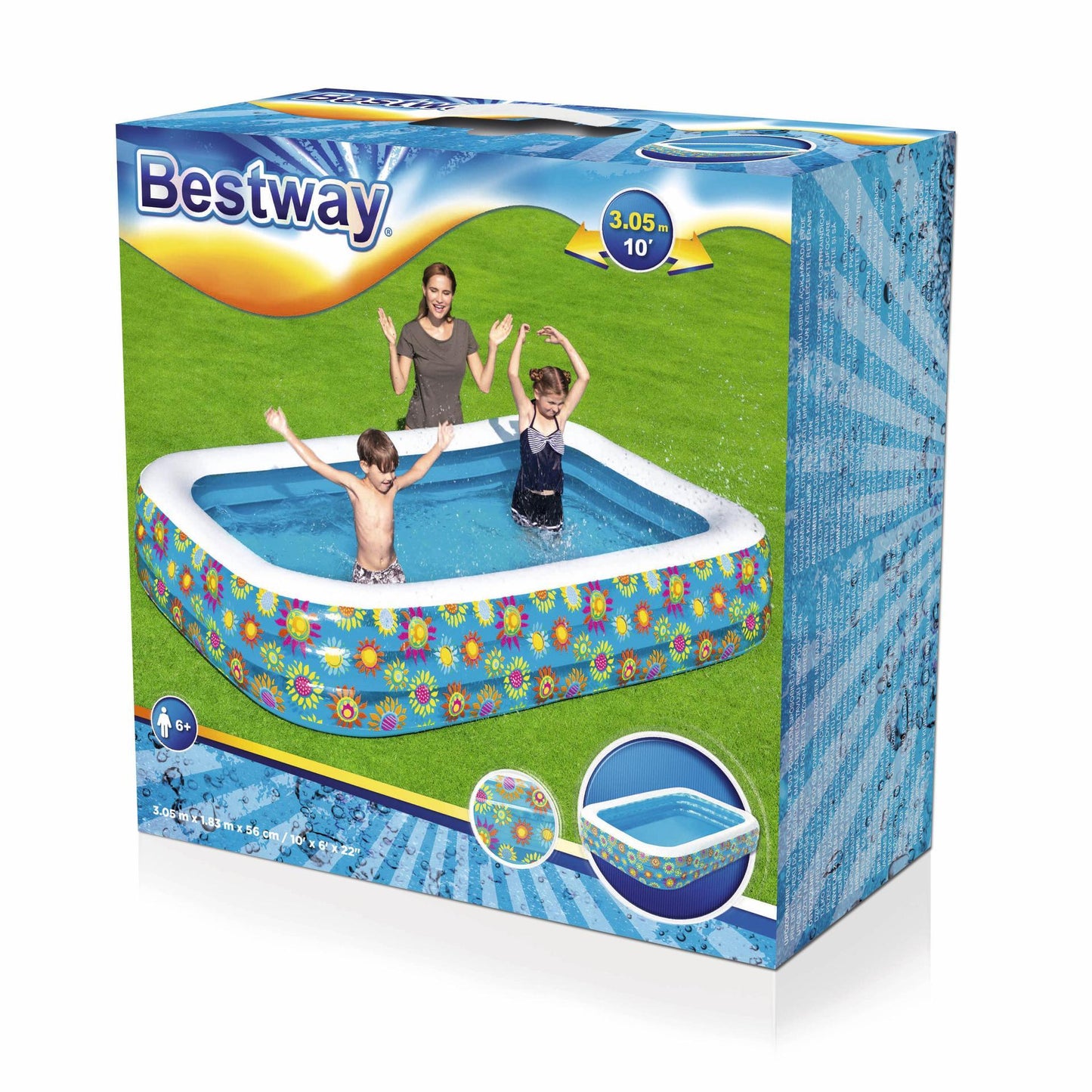 Printed Inflatable Swimming Pool Outdoor Children's Toy Ball Pool