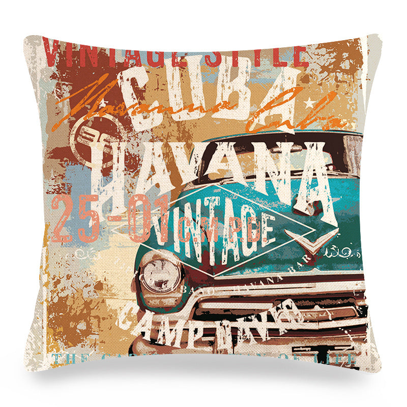 Home Fashion Minimalist Sofa Flannel Pillow Covers