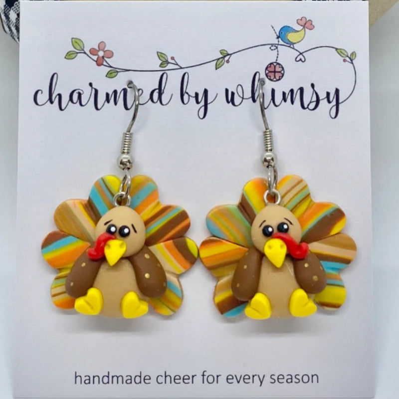Halloween Thanksgiving Earrings Holiday Decoration
