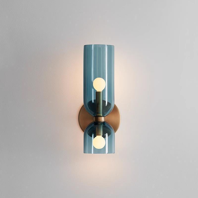 Creative Living Room Background Wall Glass Wall Lamp
