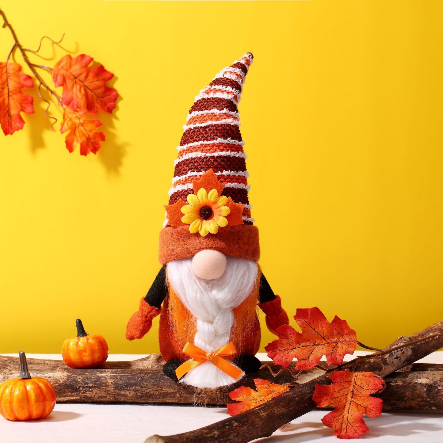 Harvest Maple Faceless Doll Gnome Thanksgiving