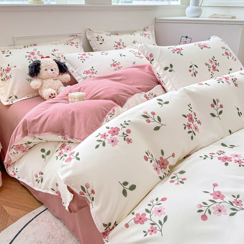 Household Pure Cotton Fashion Minimalist Bed Sheets