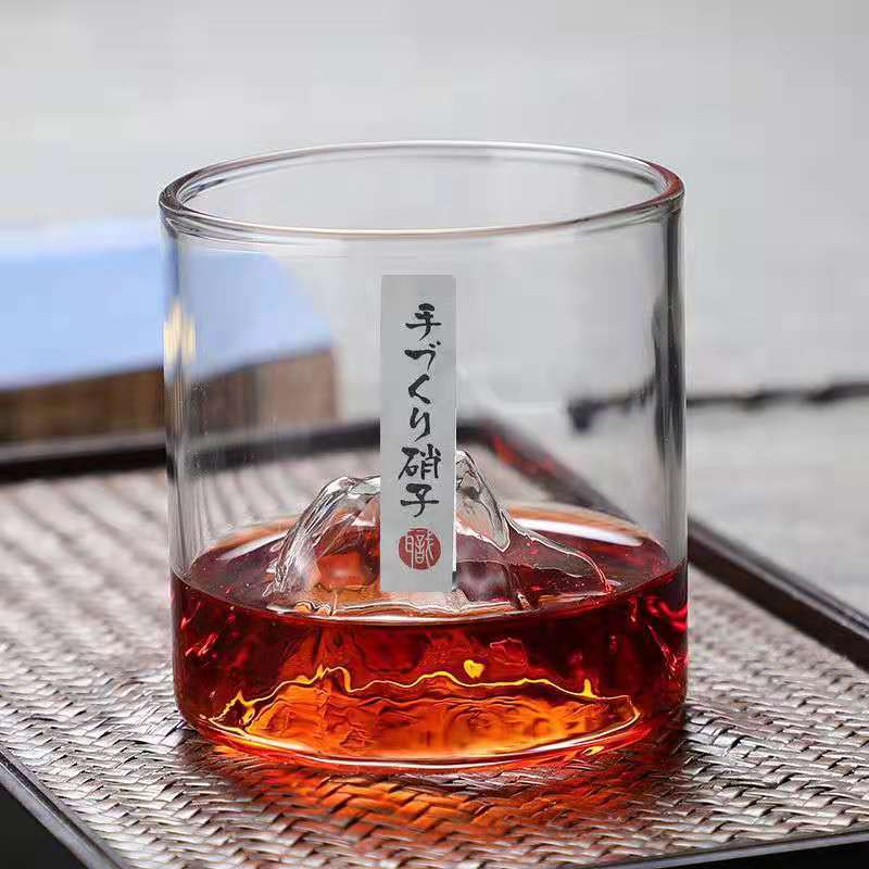 Vintage Sightseeing Glass Water Cup