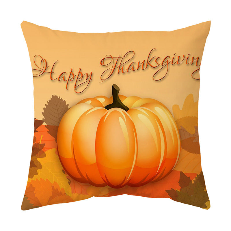 Thanksgiving English Alphabet Sofa Cushion Pillowcase