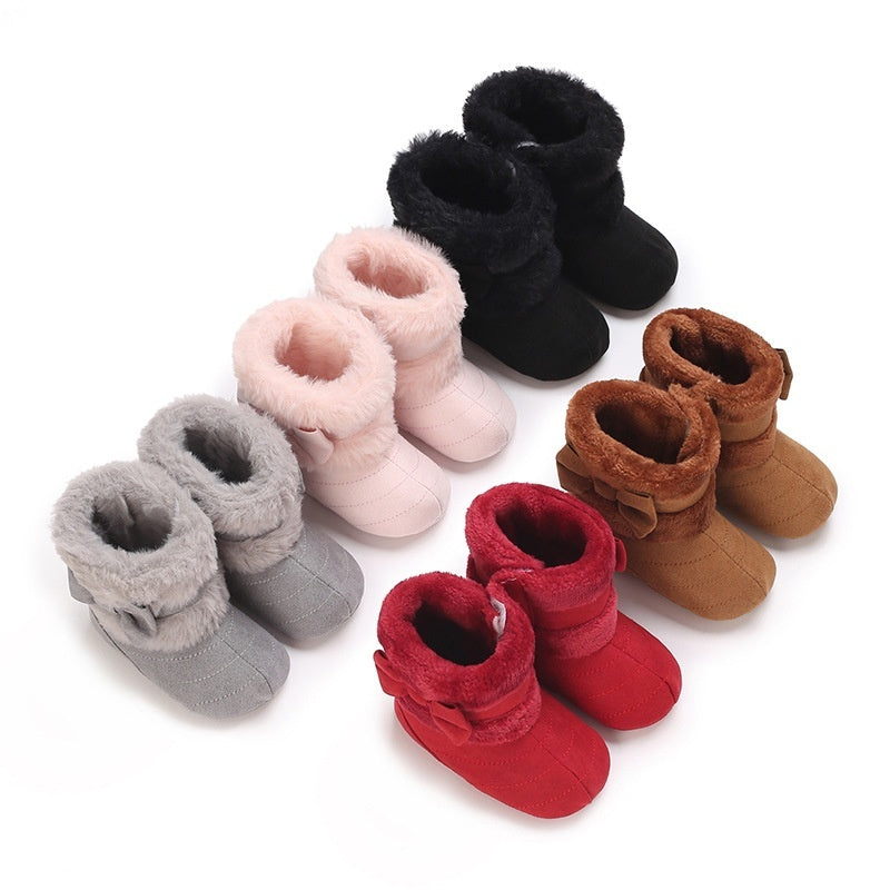 Baby Girl New Year Shoes Soft Sole Shoes Winter