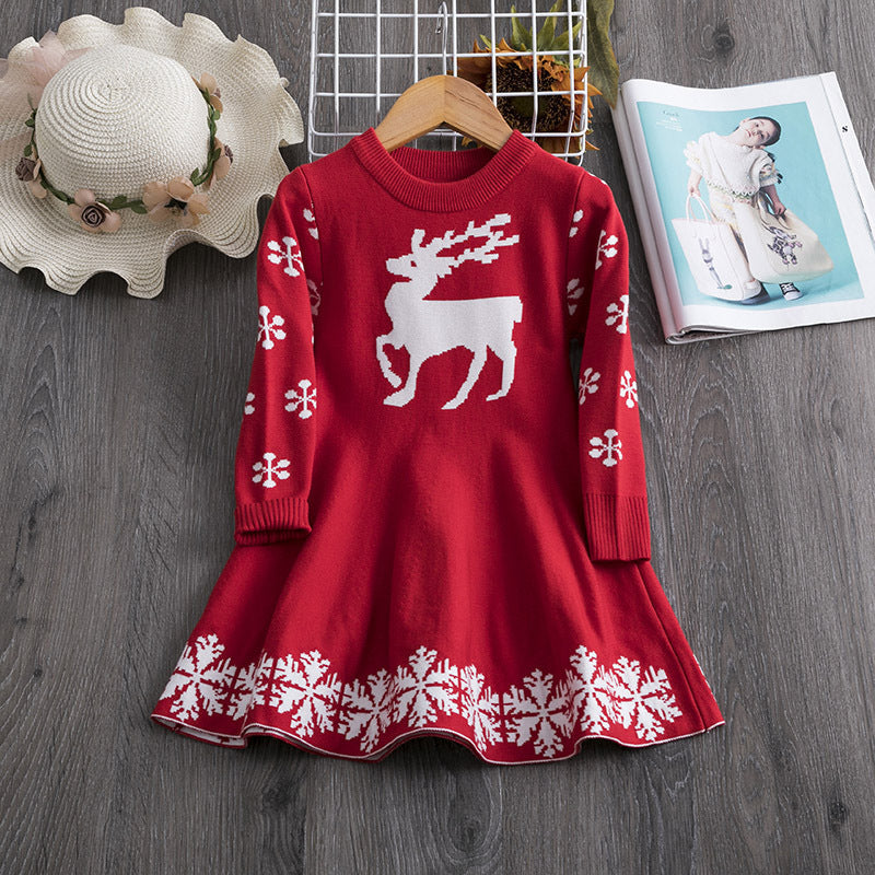 Girls' dress sweater
