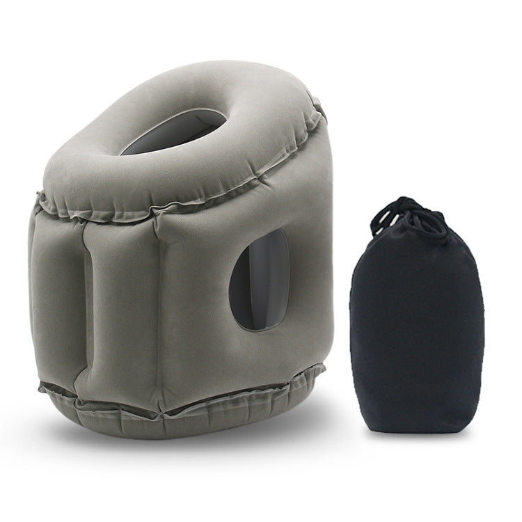 Sleeping inflatable pillow office travel nap airplane pillow