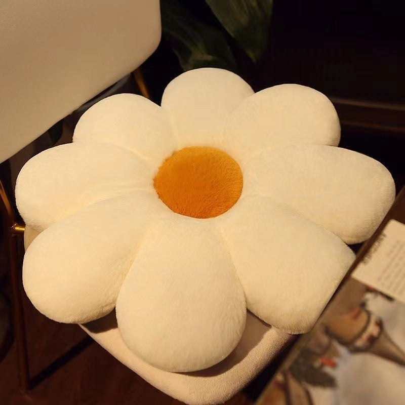 Christmas Multicolor Flower Cushion Soft Stuffed Flower Pillow Home Decor Party Family Reunion For Kids Birthday Christmas Gifts