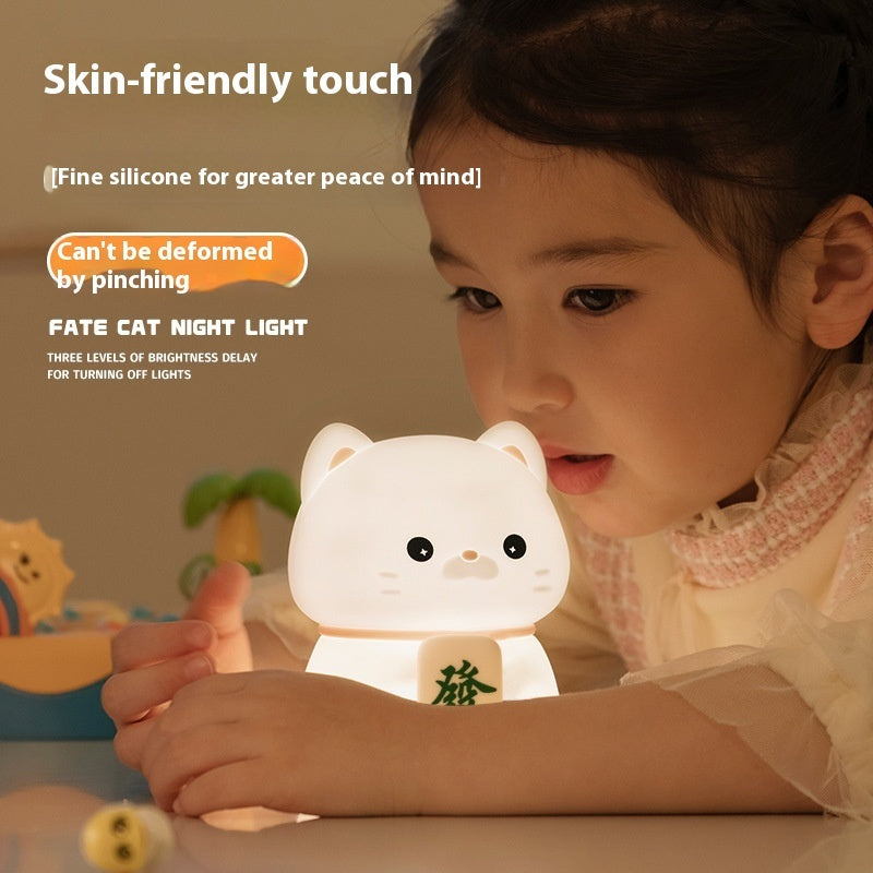 Silicone USB Charging Creative Home Sleeping Night Light