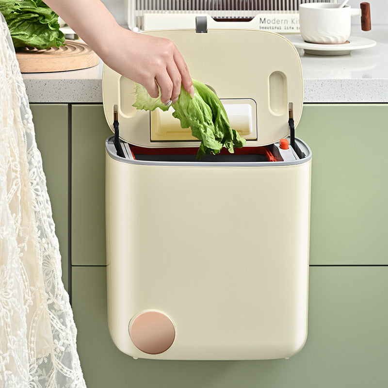 Upgraded Kitchen Trash Can With Lid
