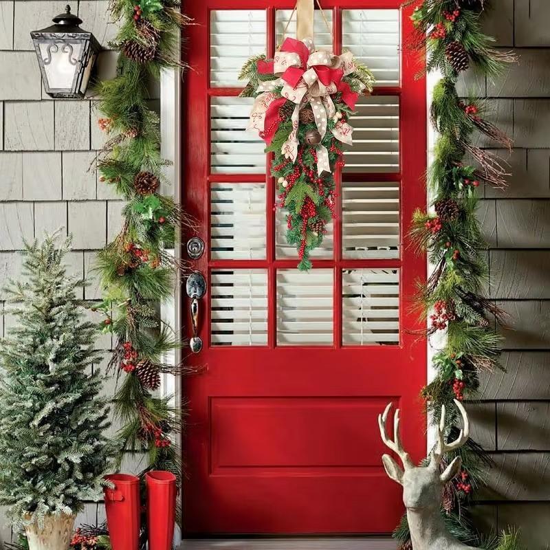 A Christmas Door Hanging Christmas Decorations Holiday