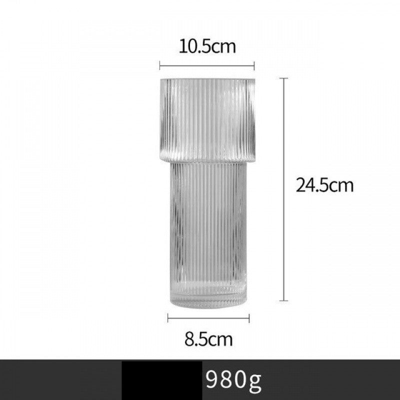 Creative Simple Transparent Glass Vase Water - Raising